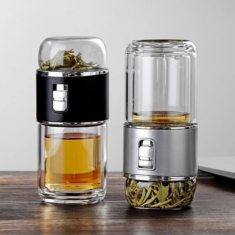Double Glass Portable Eco-Friendly Tea Infuser - MaviGadget