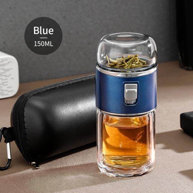 Double Glass Portable Eco-Friendly Tea Infuser - MaviGadget