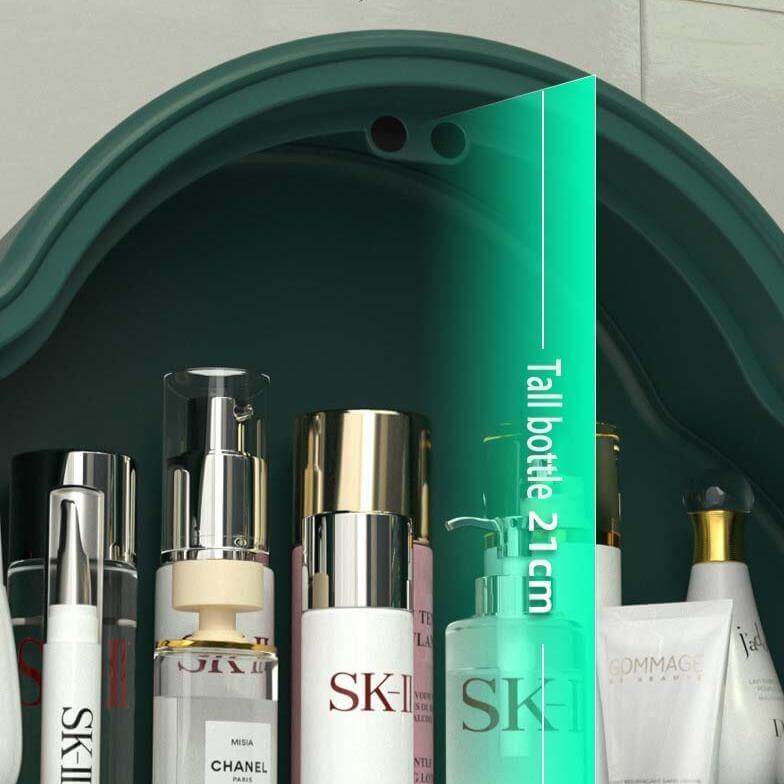 Wall Mounted Punch-Free Bathroom Makeup Organizer Box - MaviGadget