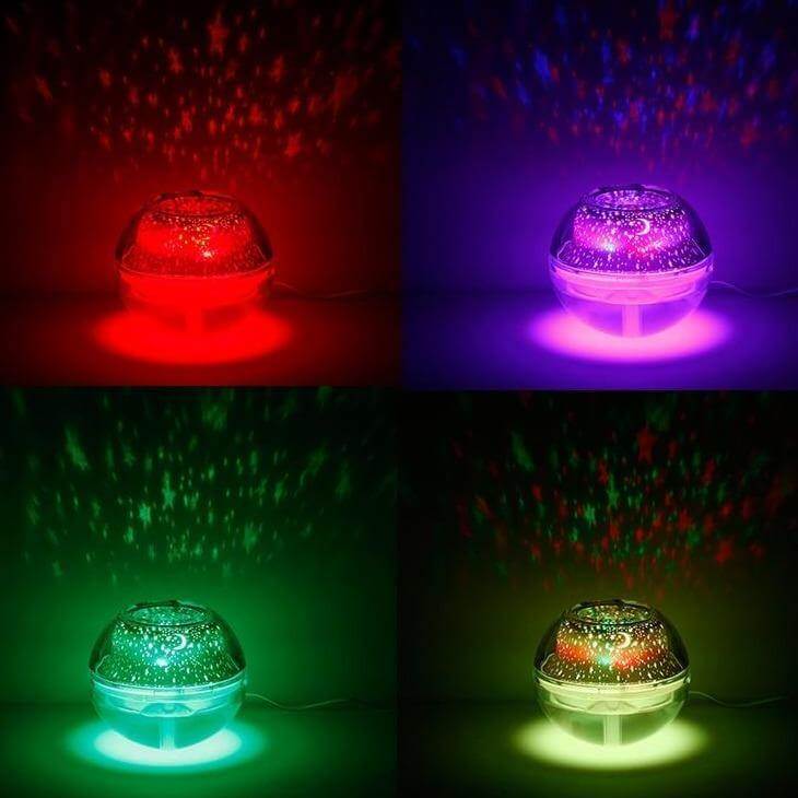 Ultrasonic Colorful Aromatherapy Air Humidifier Diffuser Sky Lamp - MaviGadget