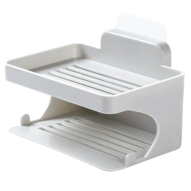 Multifunctional Smart Suction Soap Holder Rack - MaviGadget