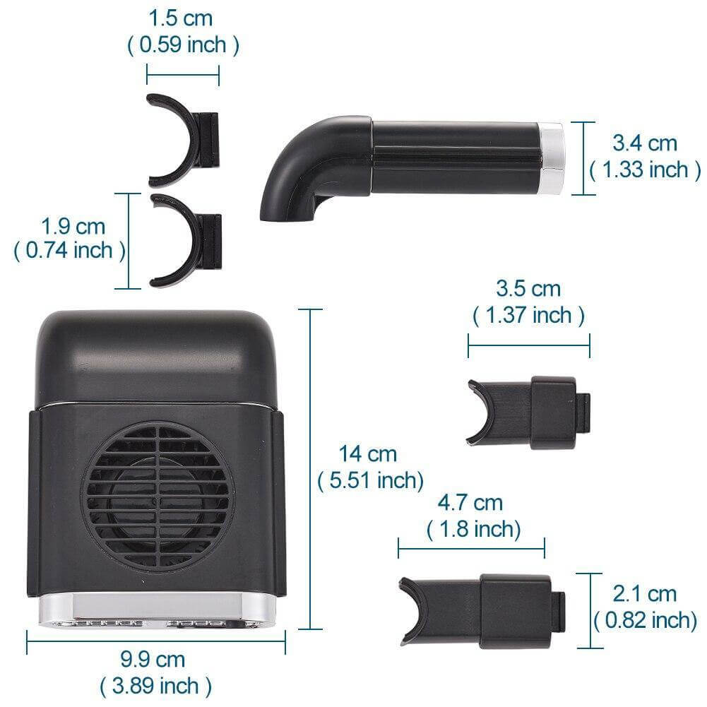 Car Back Seat Cooler USB Air Fan - MaviGadget