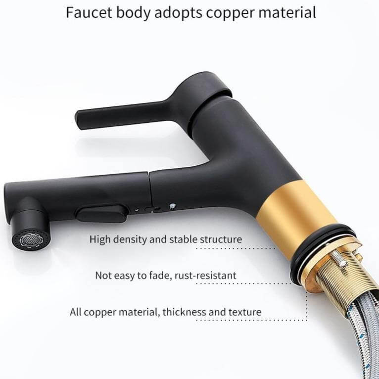 Luxury 360 Rotating Pull Out Sink Faucet - MaviGadget