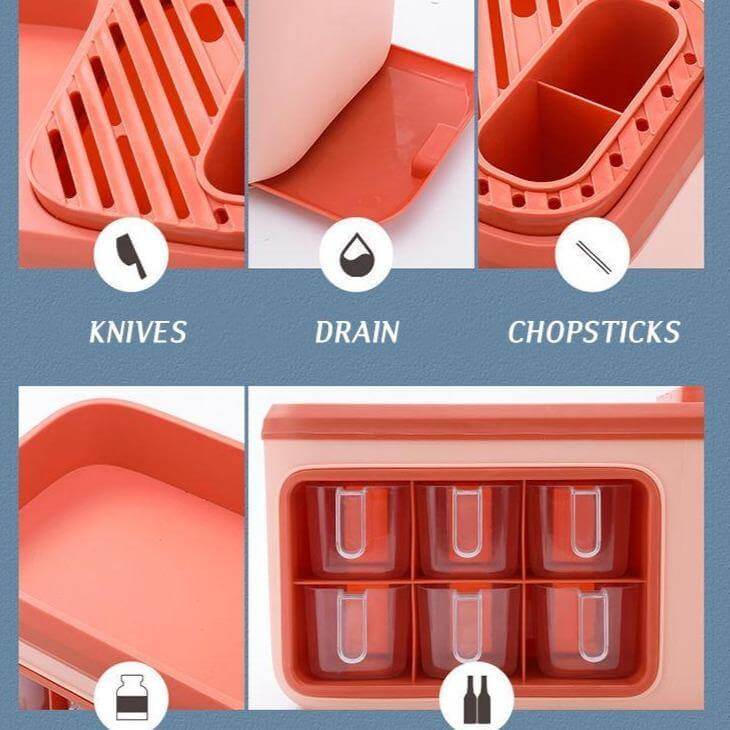 Multifunctional Kitchen Silverware Grain Storage Organizer - MaviGadget