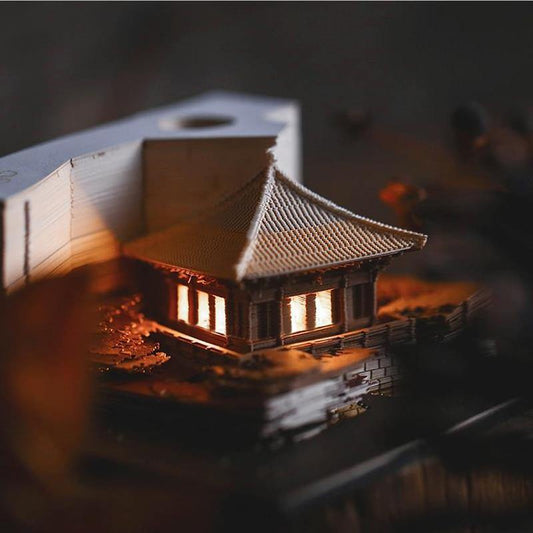 Creative 3D Ancient Architectural Creative Paper - MaviGadget