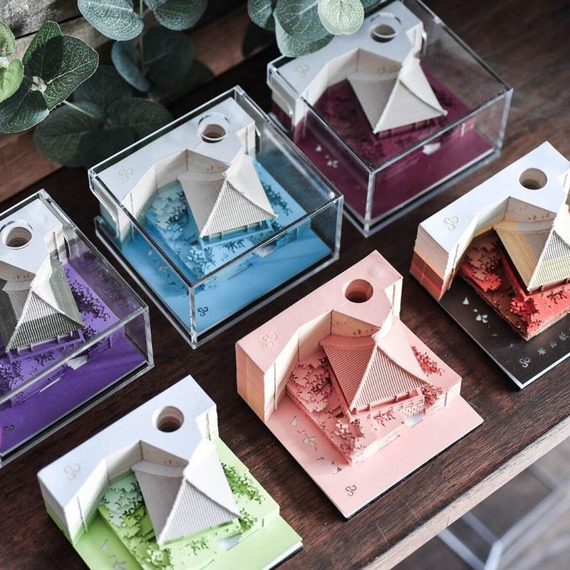 Creative 3D Ancient Architectural Creative Paper - MaviGadget