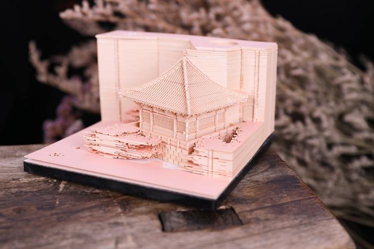 Creative 3D Ancient Architectural Creative Paper - MaviGadget