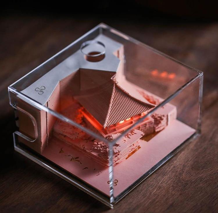 Creative 3D Ancient Architectural Creative Paper - MaviGadget