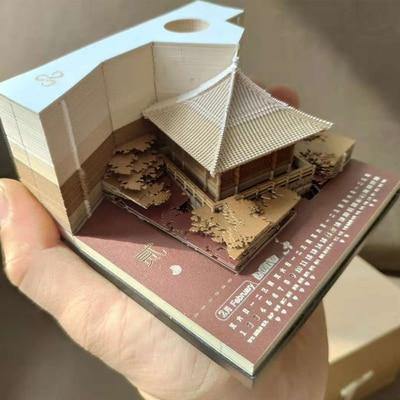 Creative 3D Ancient Architectural Creative Paper - MaviGadget
