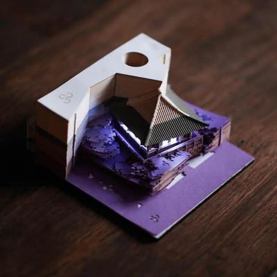 Creative 3D Ancient Architectural Creative Paper - MaviGadget