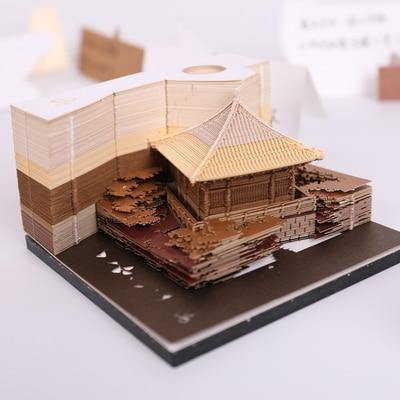 Creative 3D Ancient Architectural Creative Paper - MaviGadget