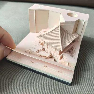 Creative 3D Ancient Architectural Creative Paper - MaviGadget