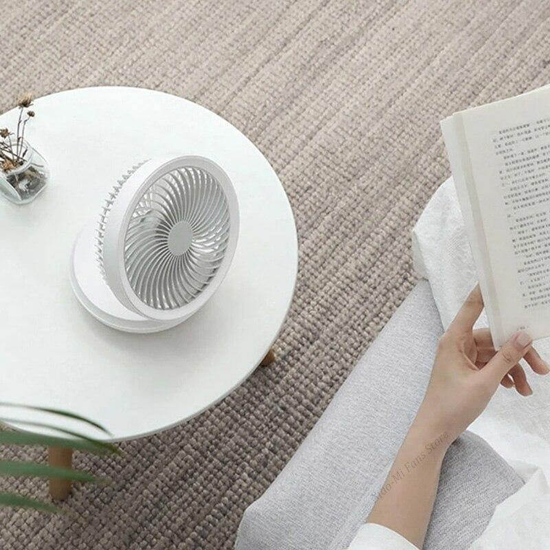 Rechargeable Foldable Wireless Fan Night lamp - MaviGadget