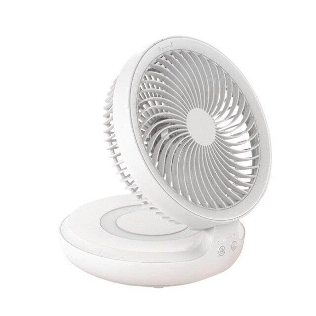 Rechargeable Foldable Wireless Fan Night lamp - MaviGadget