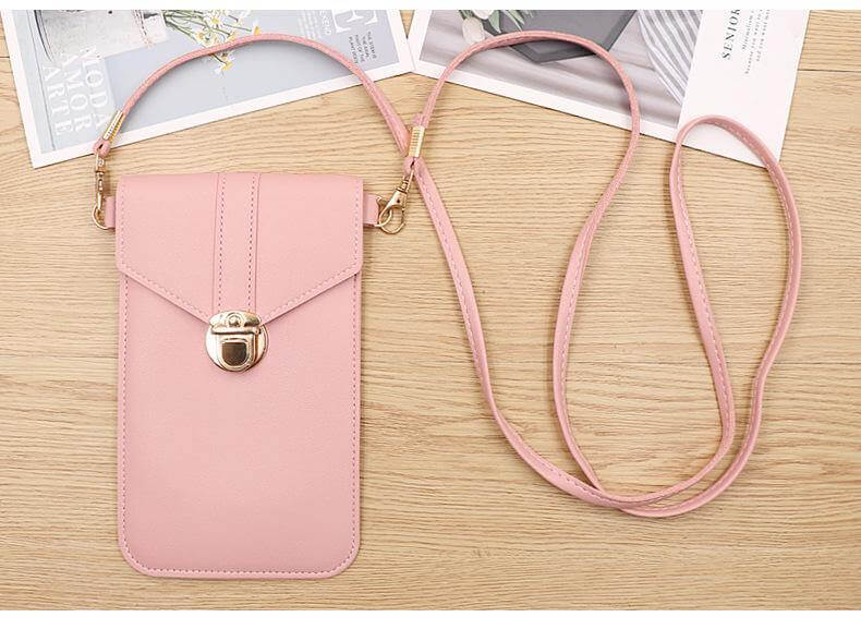 Transparent Women Wallet Shoulder Phone  Case - MaviGadget