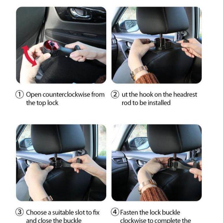 Car Headrest Phone Holder Hook - MaviGadget