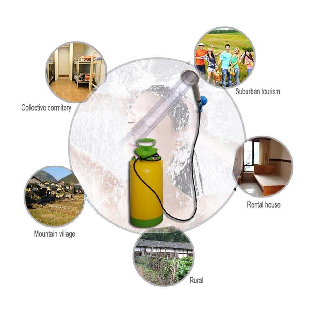Outdoor Portable Self-Priming Simple Shower - MaviGadget