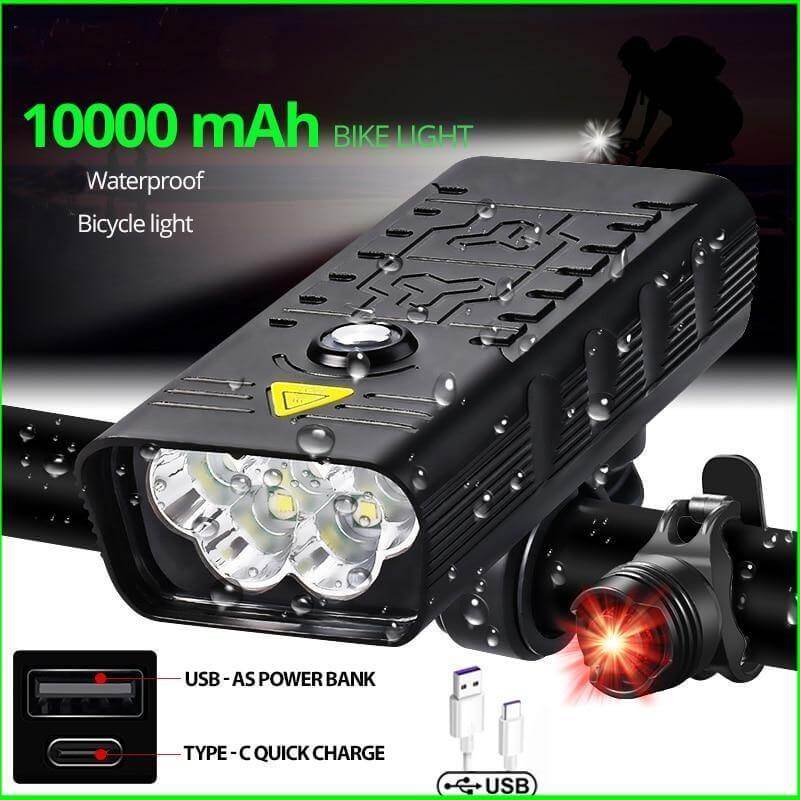 Rechargeable Bike Front Light USB - MaviGadget