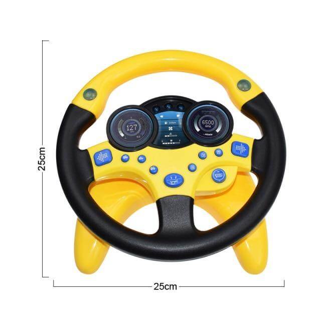 Electric Educational Car Simulation Steering Wheel Toy - MaviGadget