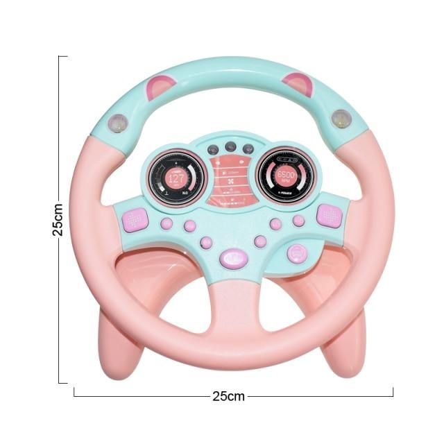 Electric Educational Car Simulation Steering Wheel Toy - MaviGadget