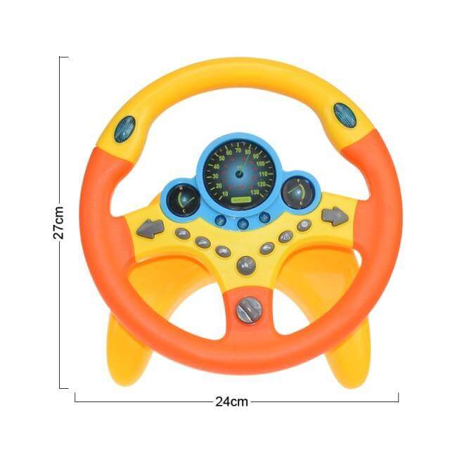 Electric Educational Car Simulation Steering Wheel Toy - MaviGadget