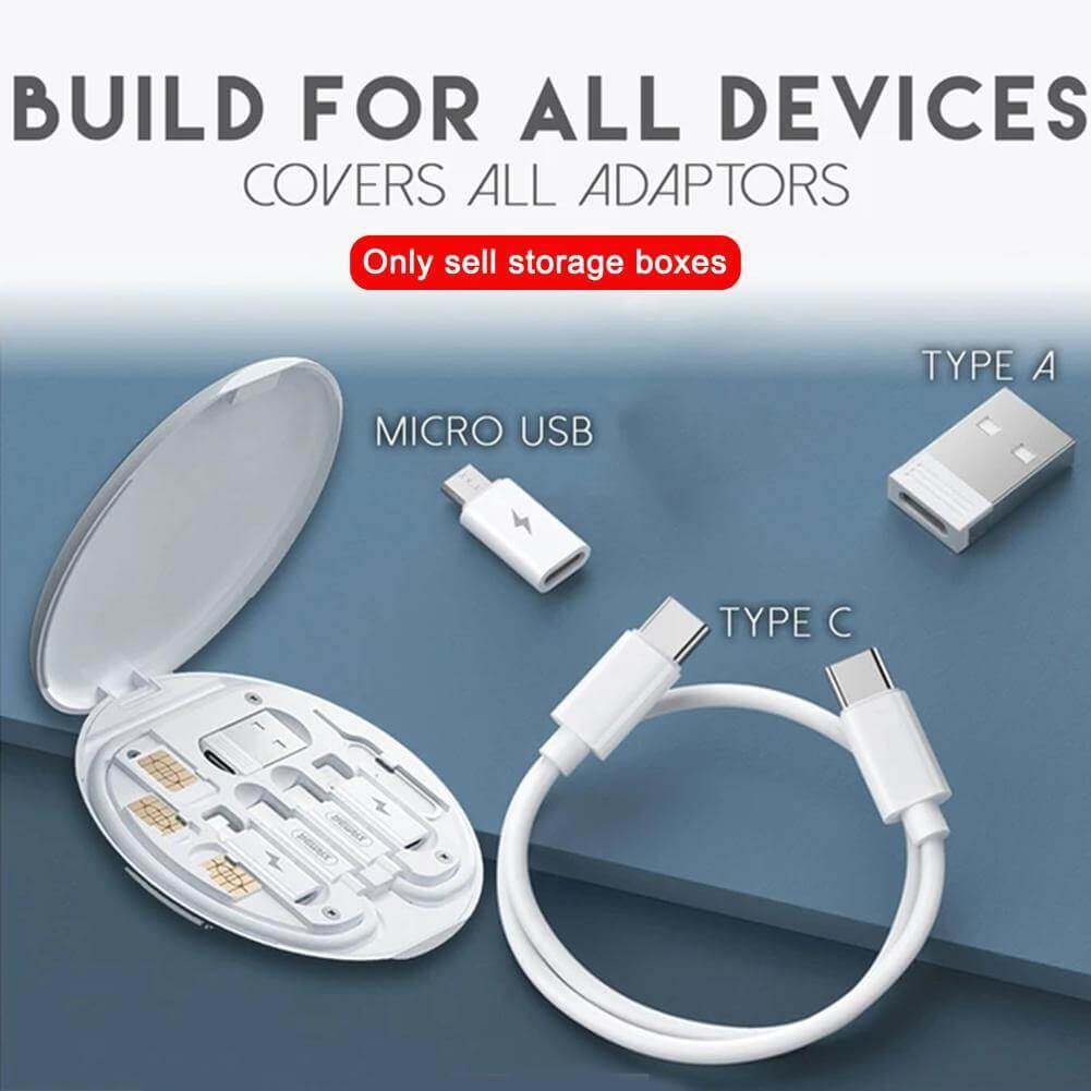 Universal Fast Charging Data Cable Storage Hub - MaviGadget