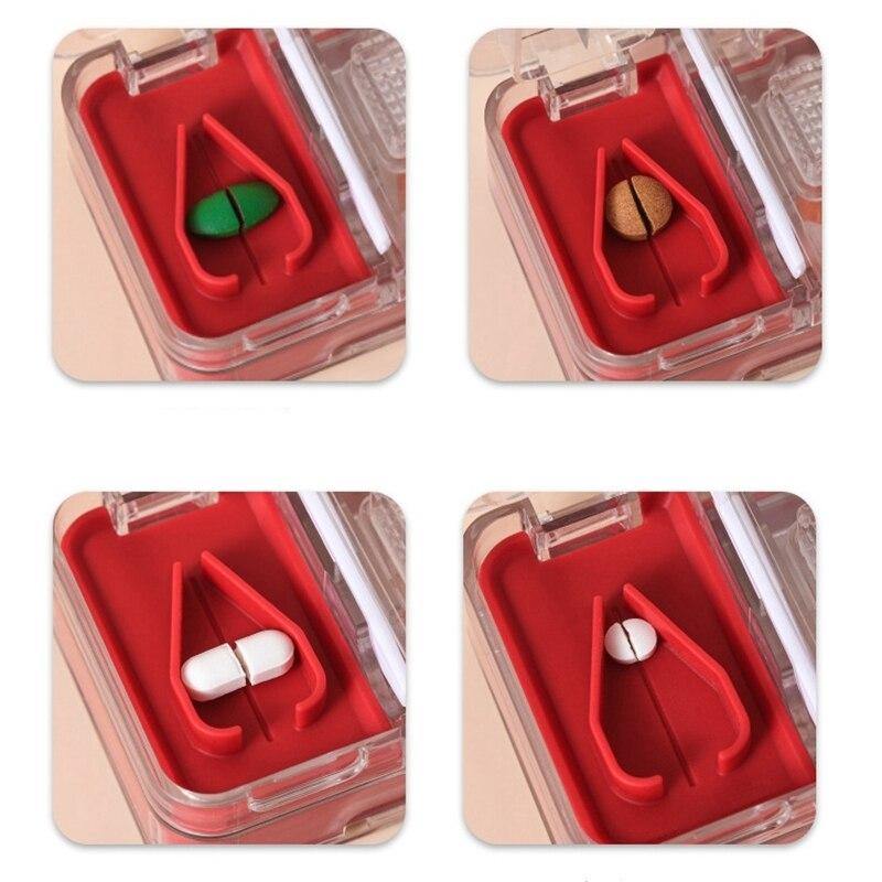 Portable Mini Pill Cutter Storage Box - MaviGadget