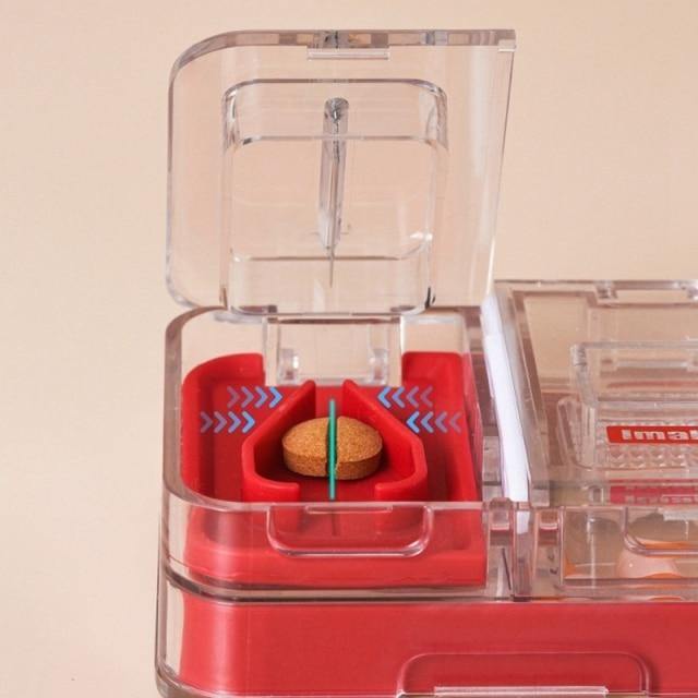 Portable Mini Pill Cutter Storage Box - MaviGadget