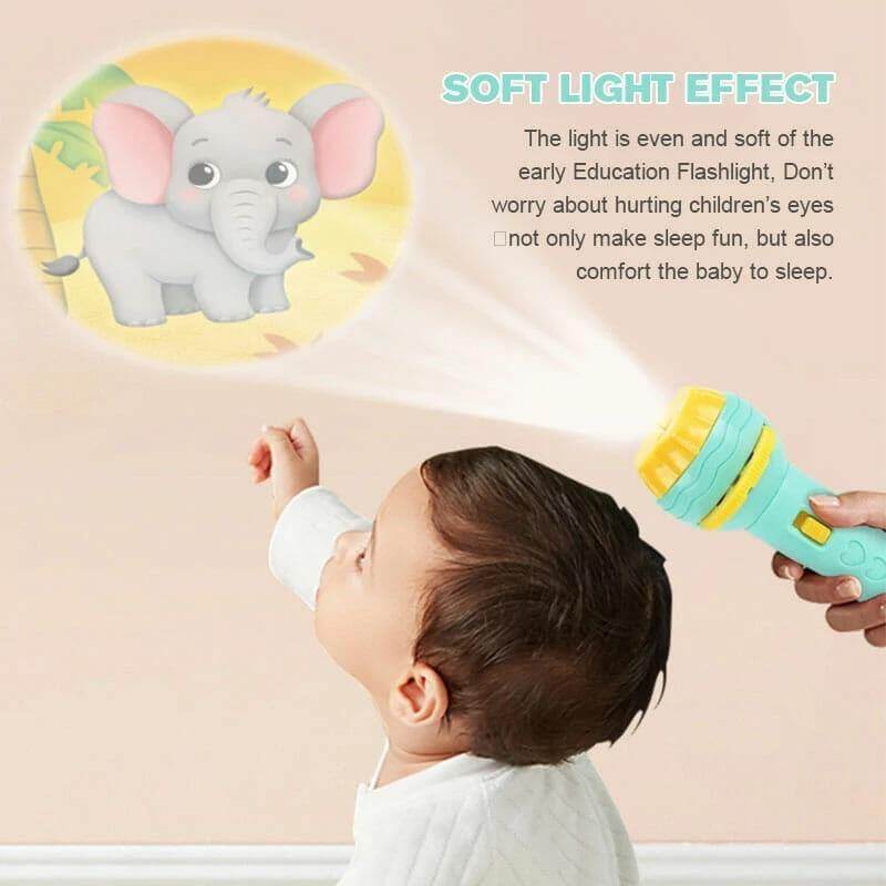 Educational Cartoon Kids Flashlight Projector - MaviGadget