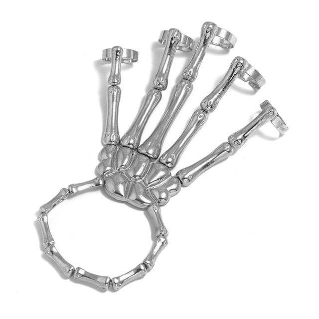 Skeleton Punk Halloween Finger Bracelet - MaviGadget