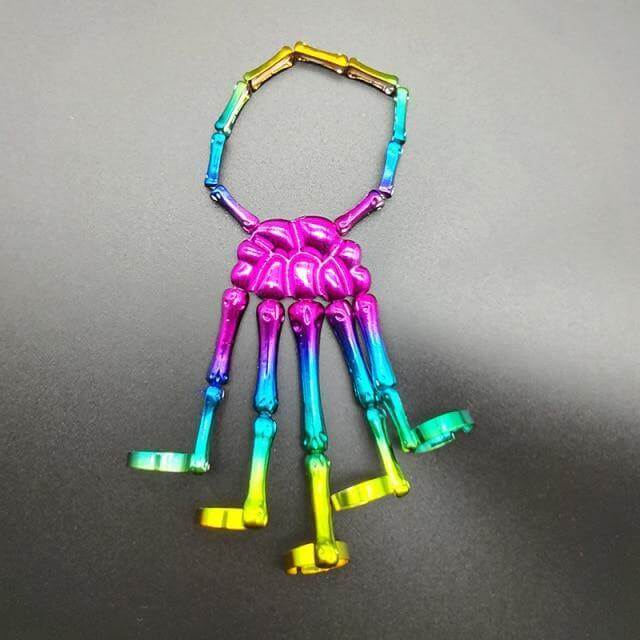 Skeleton Punk Halloween Finger Bracelet - MaviGadget