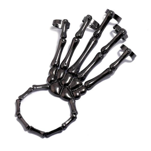Skeleton Punk Halloween Finger Bracelet - MaviGadget