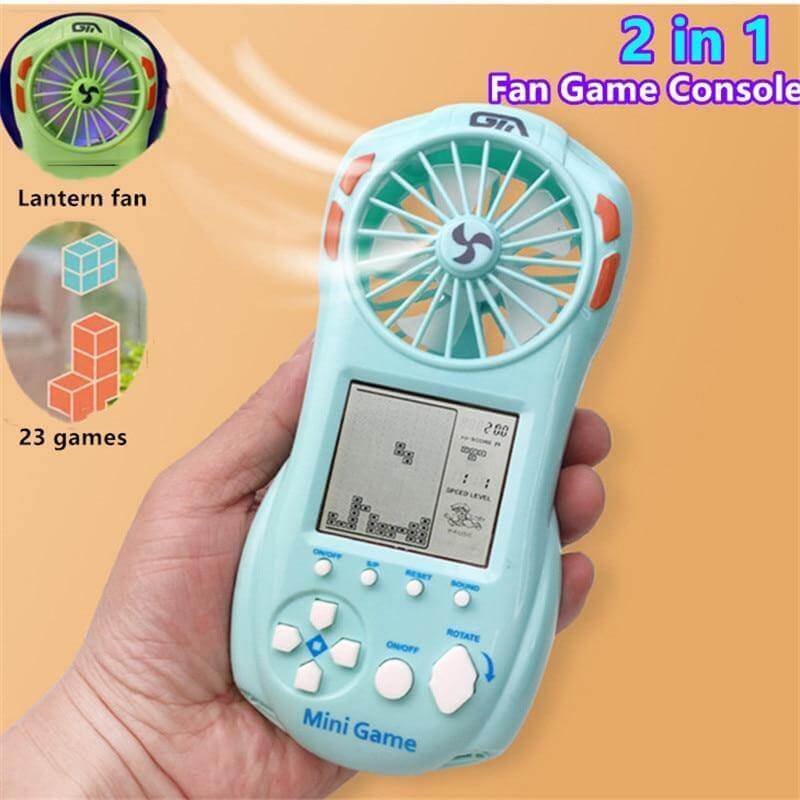 2in1 Portable Mini Game Console with Fan - MaviGadget