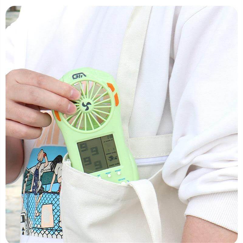 2in1 Portable Mini Game Console with Fan - MaviGadget