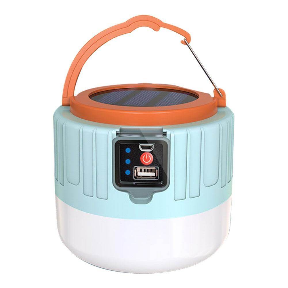 Outdoor Waterproof Solar Rechargeable Camping LED Lamp - MaviGadget