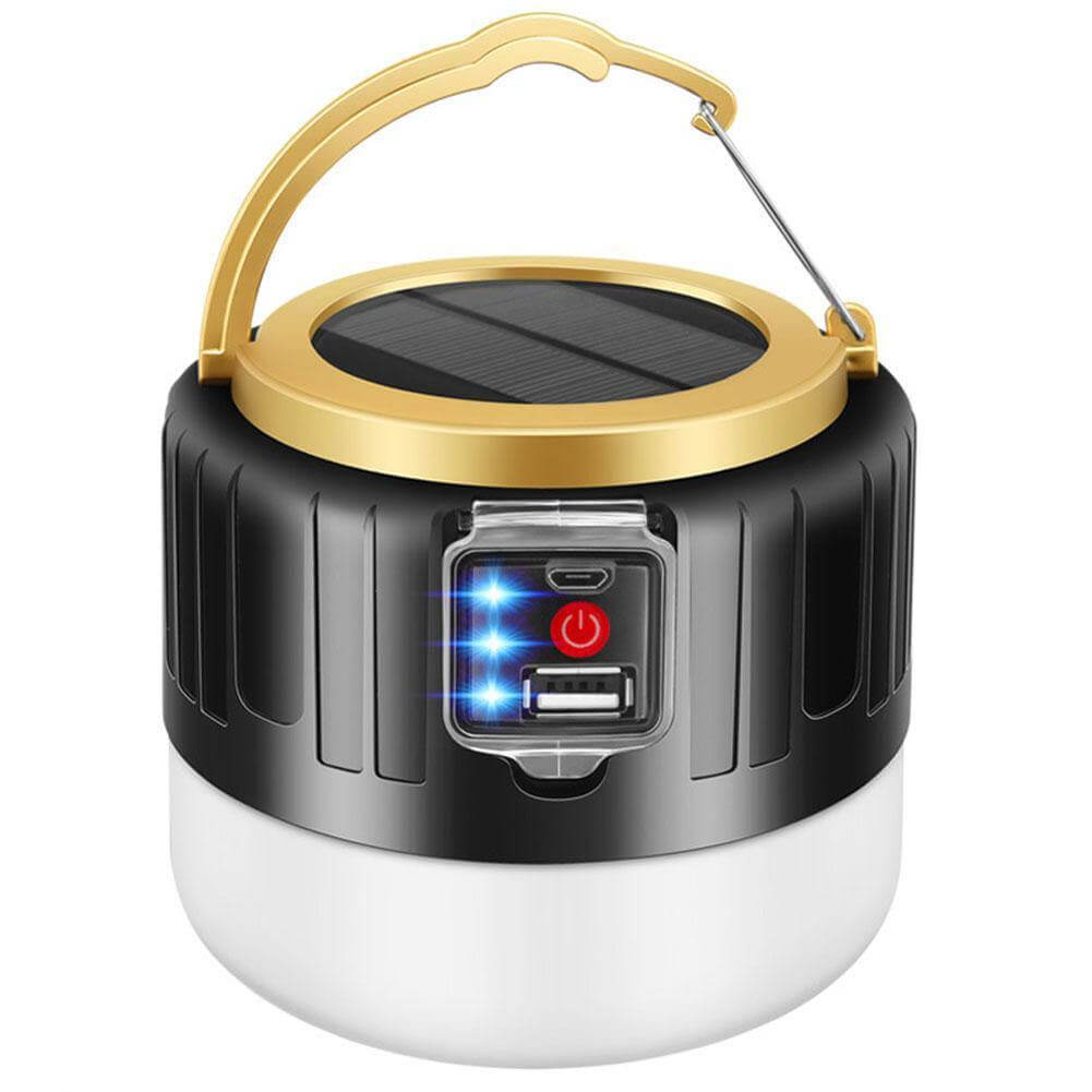 Outdoor Waterproof Solar Rechargeable Camping LED Lamp - MaviGadget