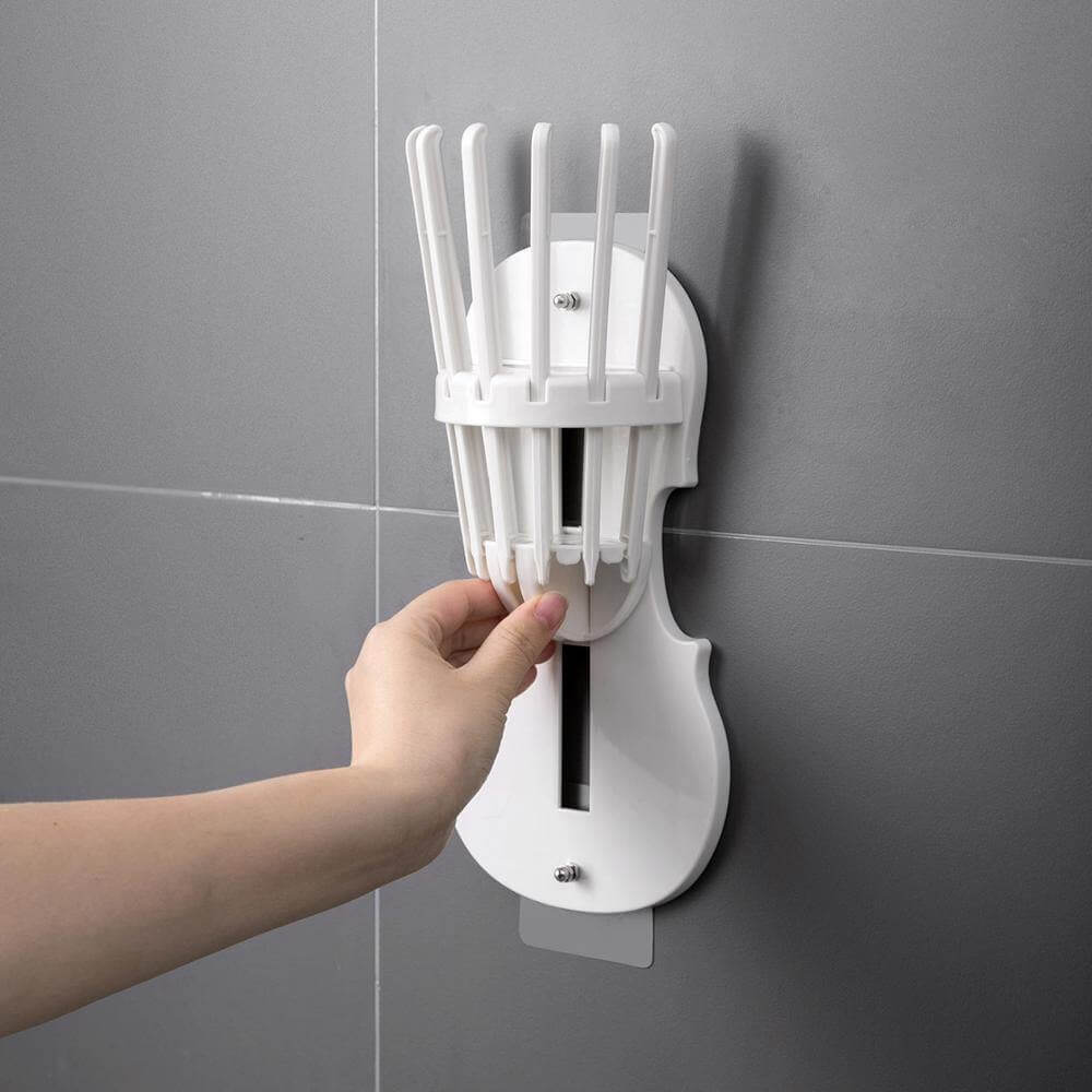 No-Drill Foldable Wall-Mounted Kitchen Storage Rack - MaviGadget