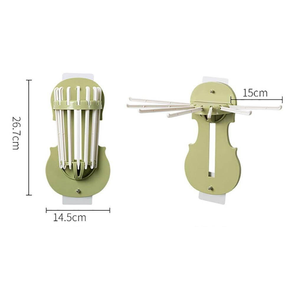 No-Drill Foldable Wall-Mounted Kitchen Storage Rack - MaviGadget
