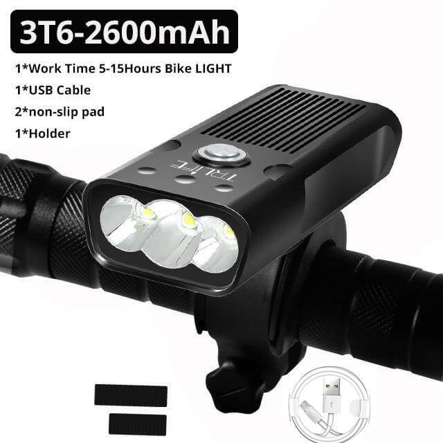 Rechargeable Bike Front Light USB - MaviGadget