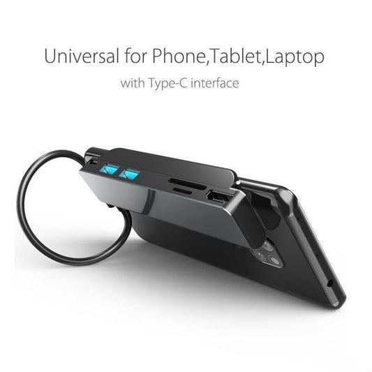 6in1 USB-C Docking Station Adapter Hub - MaviGadget