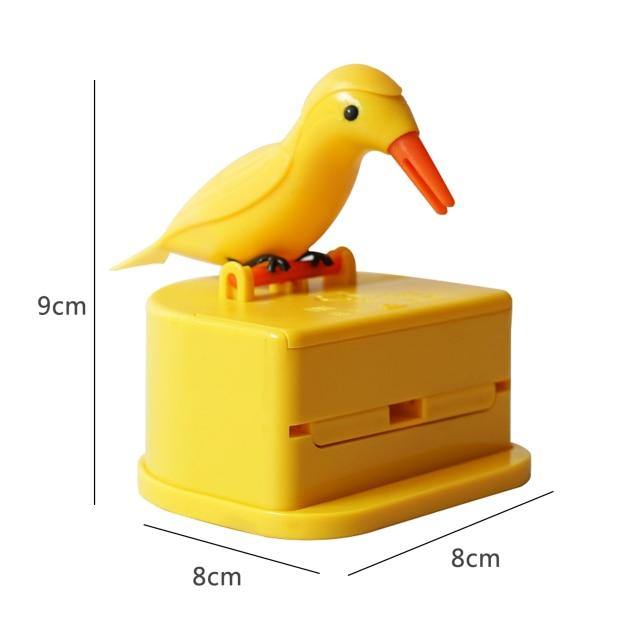 Small Bird Lovely Automatic Toothpick Holder - MaviGadget