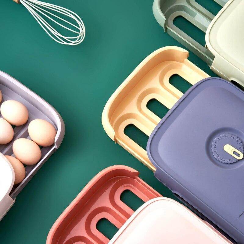 Stackable Refrigerator Egg Storage Drawer Box - MaviGadget