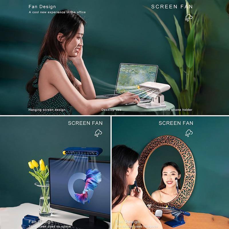 Portable Mini Rechargeable Cooler Fan - MaviGadget