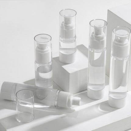 Reusable Clear Travel Airless Pump Bottle Spray - MaviGadget