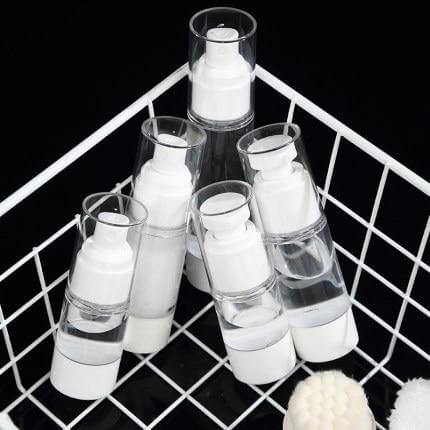 Reusable Clear Travel Airless Pump Bottle Spray - MaviGadget