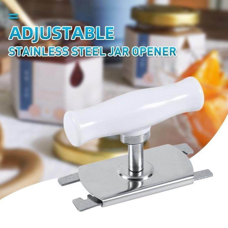 Adjustable Stainless Steel Easy Jar Opener - MaviGadget
