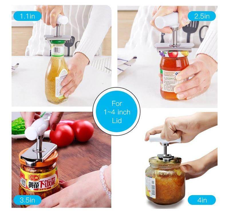 Adjustable Stainless Steel Easy Jar Opener - MaviGadget