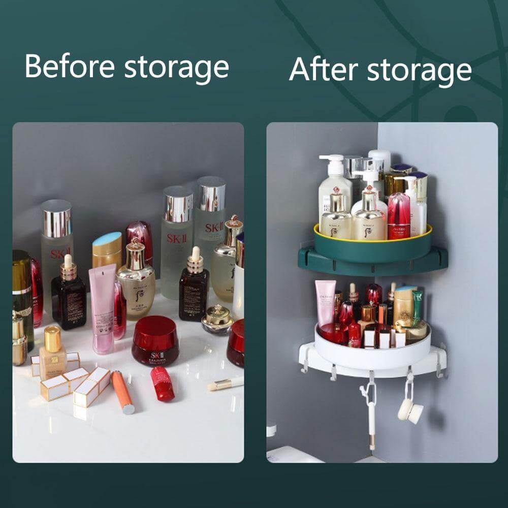 Triangle Wall-mounted Corner Kitchen Organizer Storage Rack - MaviGadget