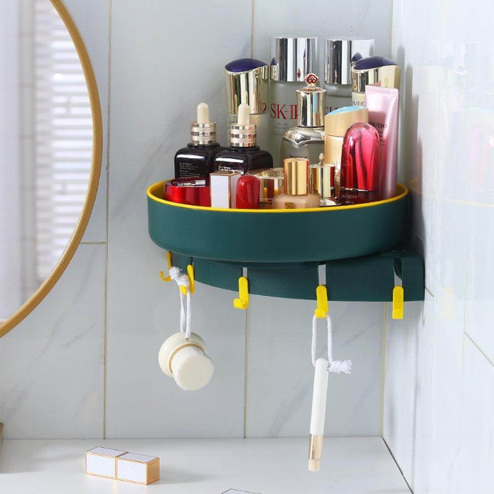 Triangle Wall-mounted Corner Kitchen Organizer Storage Rack - MaviGadget