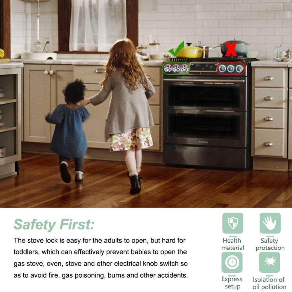 2Pcs Kids Safety Gas Switch Cover - MaviGadget